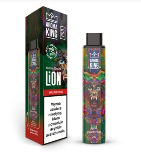 Kartridż Wkład Aroma King Lion Pod - Jabłko Brzoskwinia Gruszka 2ml