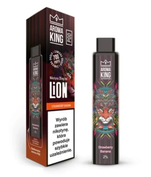 Kartridż Wkład Aroma King Lion Pod - Truskawka Banan 2ml