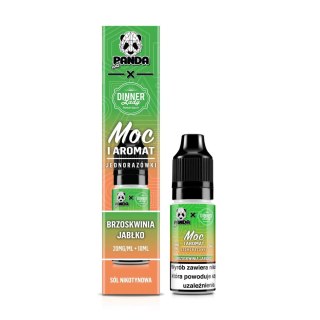 Liquid Panda Eats x Dinner Lady Salt 10ml - Brzoskwinia Jabłko - 20mg