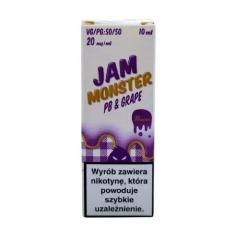 Liquid Salt MVL Jam Monster 10 ml 20mg - PB & Grape