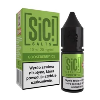 Liquid Sic Salts 10ml - Gooseberry Ice 20mg