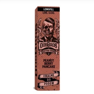 Longfill DosBros Custard Series 12/60ml - Peanut Berry Pancake