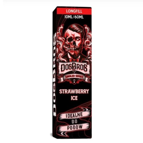 Longfill DosBros Singled Series 10/60ml - Strawberry Ice