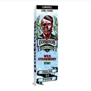 Longfill DosBros XTRM Ice Series 12/60ml - Wild Strawberry Kiwi