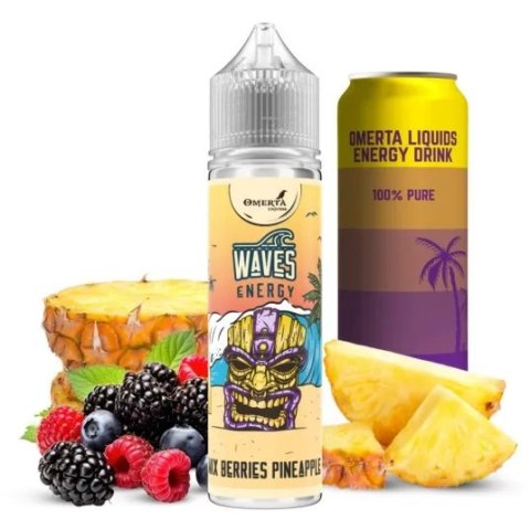 Longfill Omerta 15/60ml Waves Energy Mix Berries Pineapple