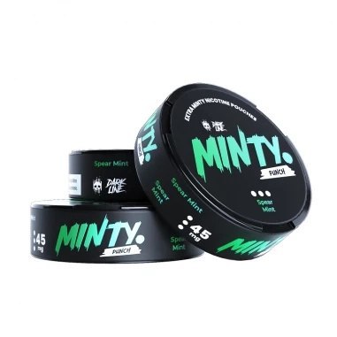 Woreczki Nikotynowe Dark Line Minty - Spear Mint 45MG