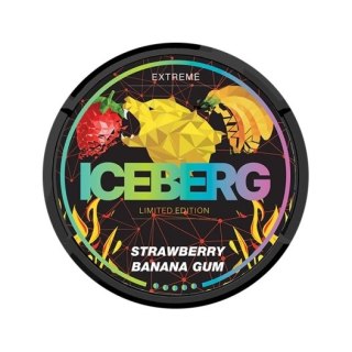 Woreczki Nikotynowe ICEBERG - Strawberry Banana Gum Extreme 50mg