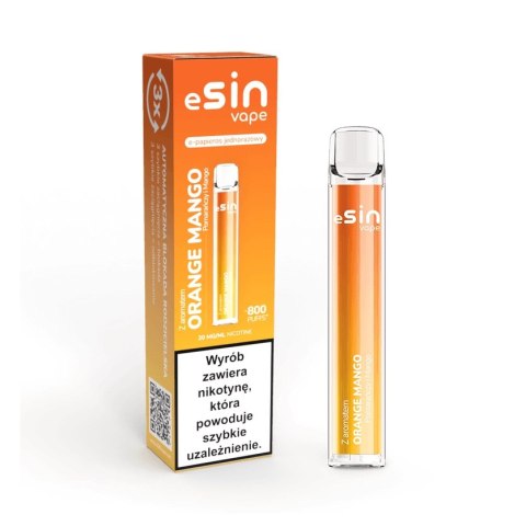 ESIN Vape 800puff 20mg - Orange Mango