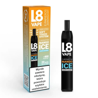 L8 Vape 800puff 20mg - Mango Ice