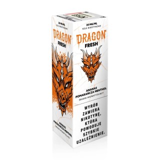 Liquid Dragon Fresh Salt - Pomarańcza Ananas Menthol 20mg