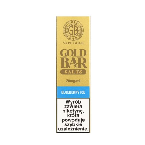 Liquid Gold Bar Salts - Blueberry Ice 20mg