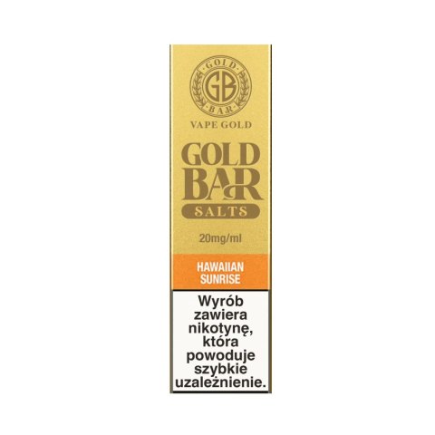 Liquid Gold Bar Salts - Hawaiian Sunrise 20mg