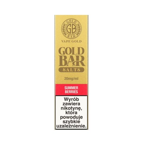 Liquid Gold Bar Salts - Summer Berries 20mg