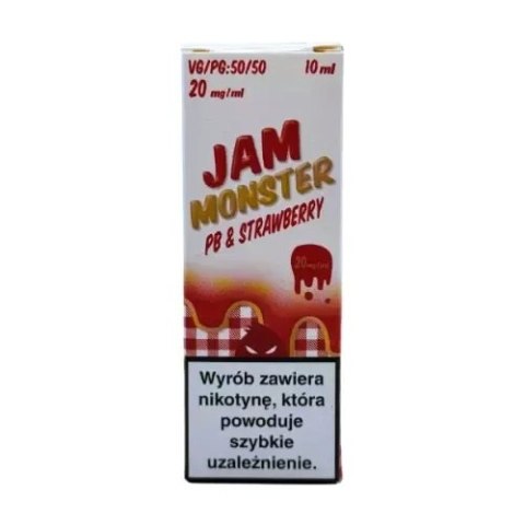 Liquid MVL Jam Monster 10ml 20mg - PB & Strawberry