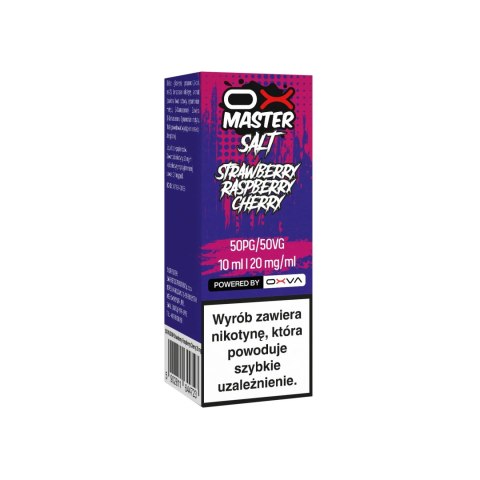 Liquid OXVA OX Master Salt - Strawberry Raspberry Cherry 20mg