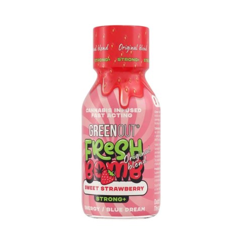 Shot Konopny Green Out Fresh Bomb Sweet Strawberry - Strong+