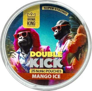 Woreczki Nikotynowe Aroma King Double Kick - Mango Ice 10mg NoNic