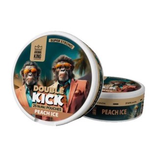 Woreczki Nikotynowe Aroma King Double Kick - Peach Ice 10mg NoNic