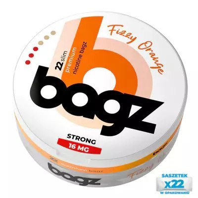 Woreczki Nikotynowe BAGZ - Fizzy Orange Strong 16mg