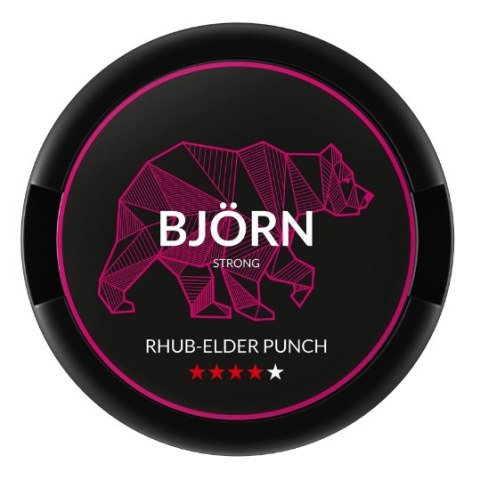 Woreczki Nikotynowe BJORN Strong - Rhub-Elder Punch 19,5mg