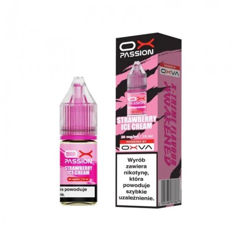 Liquid OXVA OX Passion Salt - Strawberry Ice Cream 20mg