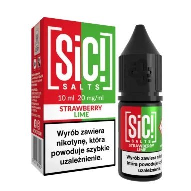 Liquid Sic Salts 10ml - Strawberry Lime 20mg