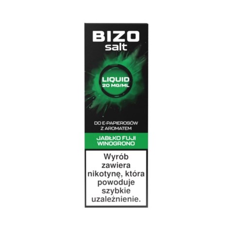 Liquid Bizo Salt 10ml - Jabłko Fuji Winogrono 20mg (A25) Liquid Bizo Salt 10ml - Jabłko Fuji Winogrono 20mg (A25)