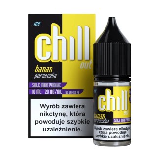 Liquid Chill Out Salt 10ml - Banan Porzeczka Ice 20mg (A25)