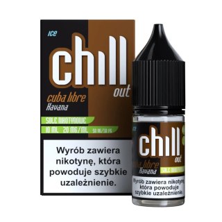 Liquid Chill Out Salt 10ml - Cuba Libre Havana Ice 20mg (A25)