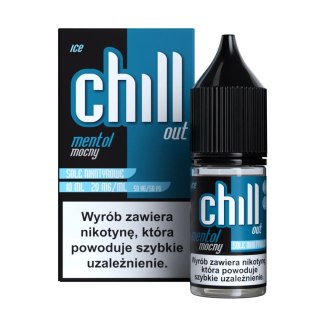 Liquid Chill Out Salt 10ml - Mentol Mocny Ice 20mg (A25)