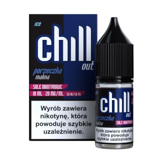 Liquid Chill Out Salt 10ml - Porzeczka Malina Ice 20mg (A25)