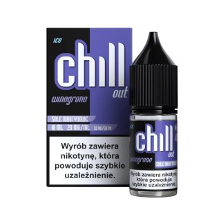 Liquid Chill Out Salt 10ml - Winogrono Ice 20mg (A25)