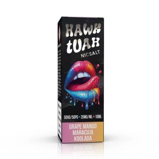 Liquid HAWK TUAH Salt 10ml - Grape Mango Marakuja Koolada 20mg (A25)