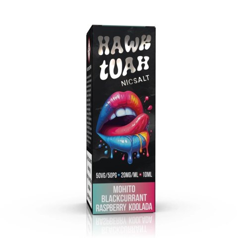 Liquid HAWK TUAH Salt 10ml - Mohito Blackcurrant Raspberry Koolada 20mg (A25) Liquid HAWK TUAH Salt 10ml - Mohito Blackcurrant Raspberry Koolada 20mg (A25)