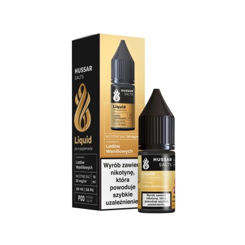 Liquid Hussar Salts 10ml - Lody waniliowe 20mg (A25) Liquid Hussar Salts 10ml - Lody waniliowe 20mg (A25)