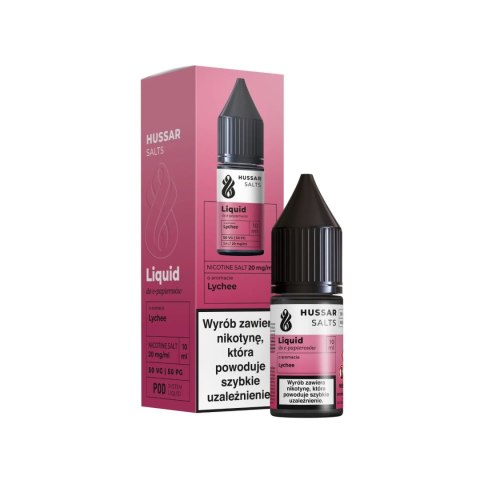 Liquid Hussar Salts 10ml - Lychee 20mg (A25)