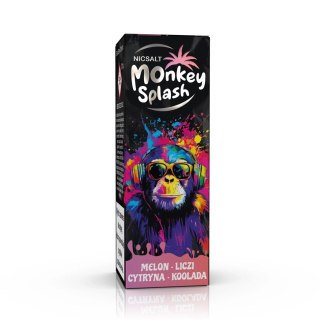 Liquid Monkey Splash Salt - Melon Liczi Cytryna Koolada 20mg (A25)