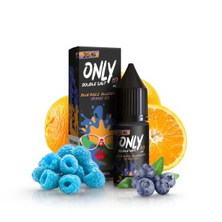 Liquid Only Double Salt 10ml - Blue Razz Blueberry Orange Ice 20mg (A25)