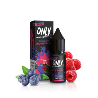Liquid Only Double Salt 10ml - Blueberry Raspberry Ice 20mg (A25)