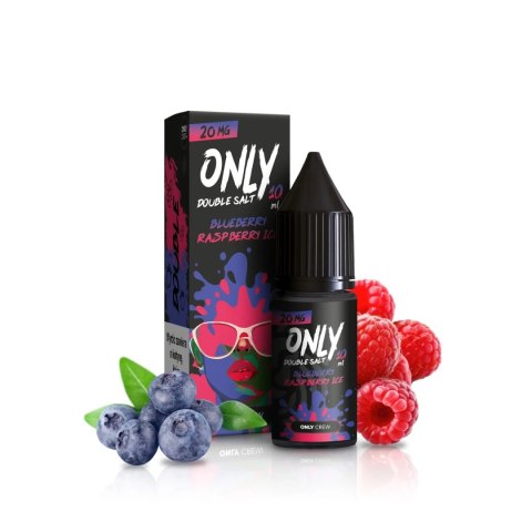 Liquid Only Double Salt 10ml - Blueberry Raspberry Ice 20mg (A25) Liquid Only Double Salt 10ml - Blueberry Raspberry Ice 20mg (A25)