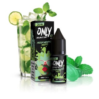 Liquid Only Double Salt 10ml - Fresh Menthol Mojito (A25)