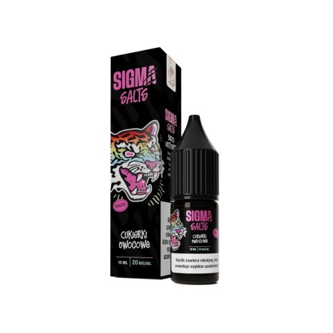 Liquid Sigma Salts 10ml - Cukierki Owocowe 20mg (A25) Liquid Sigma Salts 10ml - Cukierki Owocowe 20mg (A25)