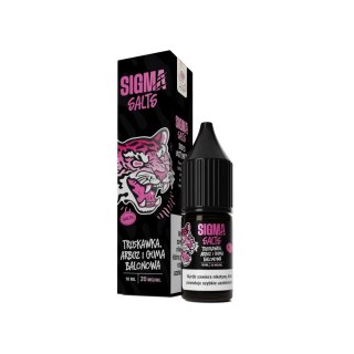 Liquid Sigma Salts 10ml - Truskawka Arbuz Guma Balonowa 20mg (A25)