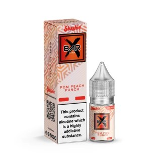 Liquid Slushie Bar Salt 10ml - Pom Peach Punch 20mg (A25)