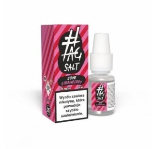 Liquid #TAG Sour Salt 10ml - Strawberry 20mg (A25)