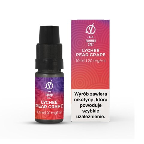 Liquid VBar Salt 10ml - Lychee Pear Grape 20mg (A25) Liquid VBar Salt 10ml - Lychee Pear Grape 20mg (A25)