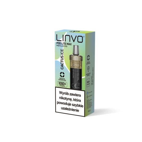 Wkład Vbar Linvo Pod Lite MAX - Cactus Ice 20mg (A25) Wkład Vbar Linvo Pod Lite MAX - Cactus Ice 20mg (A25)