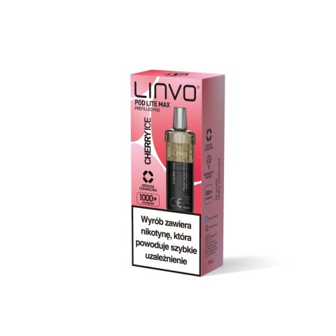 Wkład Vbar Linvo Pod Lite MAX - Cherry Ice 20mg (A25) Wkład Vbar Linvo Pod Lite MAX - Cherry Ice 20mg (A25)