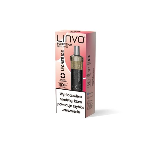 Wkład Vbar Linvo Pod Lite MAX - Lychee 20mg (A25) Wkład Vbar Linvo Pod Lite MAX - Lychee 20mg (A25)