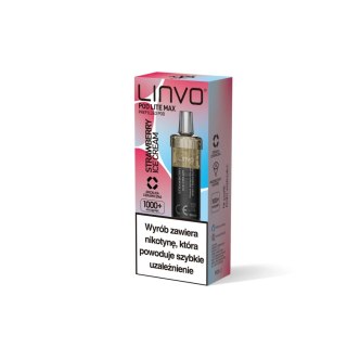 Wkład Vbar Linvo Pod Lite MAX - Strawberry Ice Cream 20mg (A25)